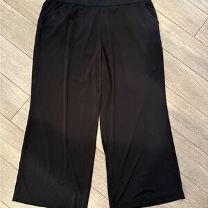 Lane Bryant Black pull-on Wide Leg Pants
